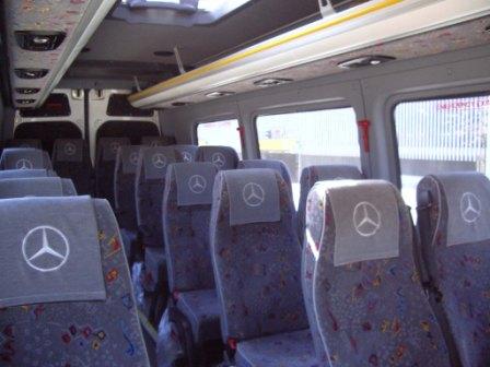 Minibus Rental Tallinn Estonia Mercedes Benz Sprinter Lux TOP Business class